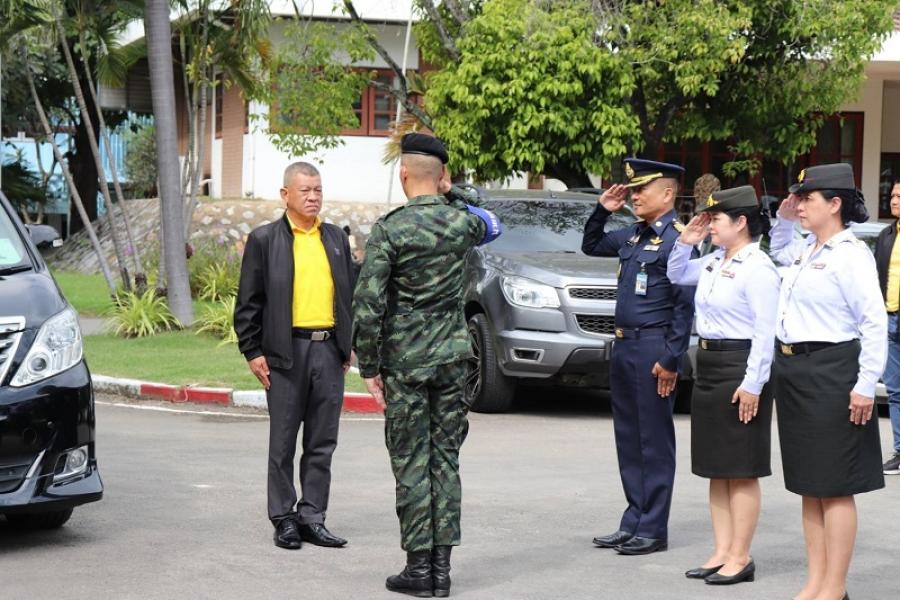 พลเรือเอก สุพพัต ยุทธวงศ์ รองปลัดกระทรวงกลาโหม พร้อมคณะ ตรวจเยี่ยมศูนย์ฝึกศึกษาบุคลากรด้านปิโตรเลียมและพลังงานทหาร จังหวัดเชียงใหม่